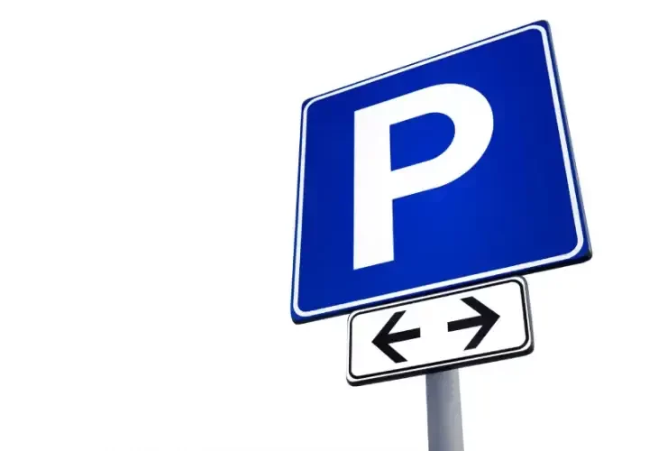 Parkschild für die Halteverbotszone bei einem Umzug in Buchholz